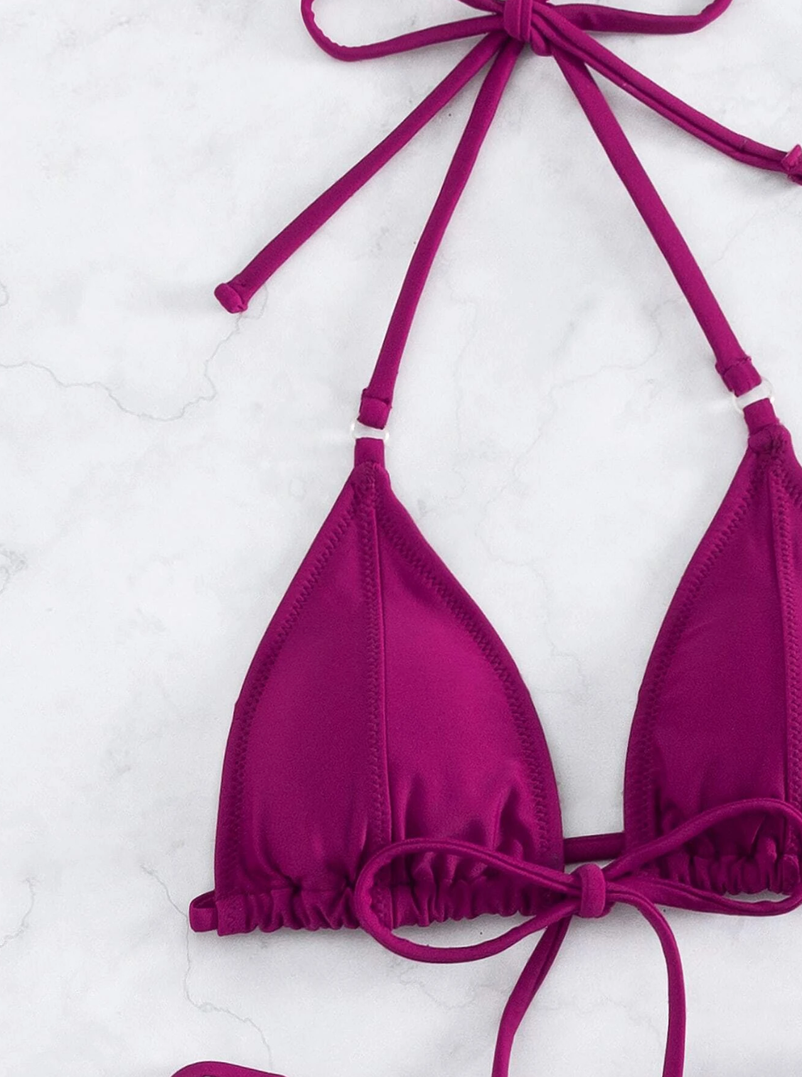 Lush Lavender: Bikini 2 piezas de micro triángulo y bottom estilo tanga