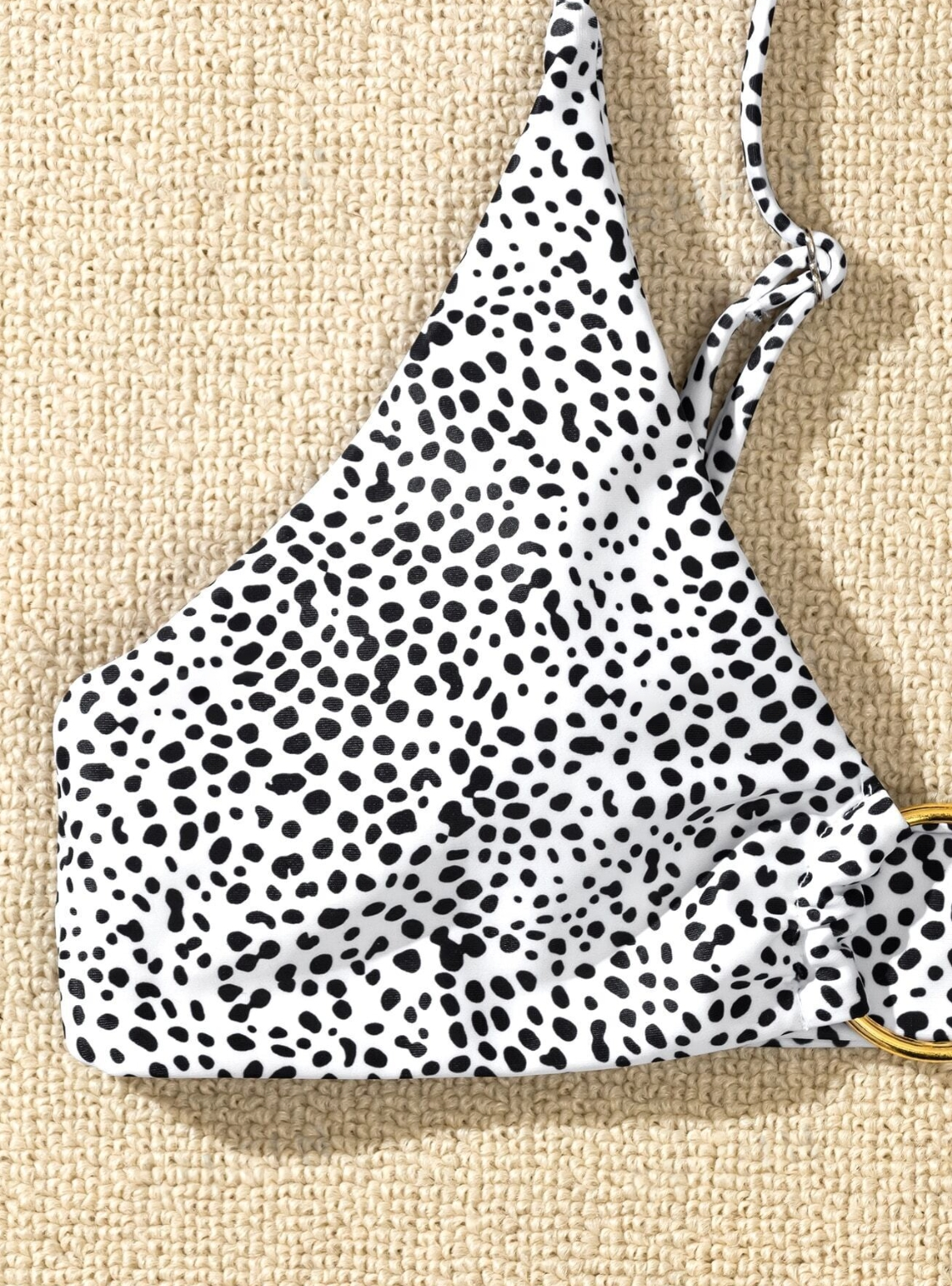Dotty Beach Bliss: Bikini 2 piezas con aro y estampado de lunares