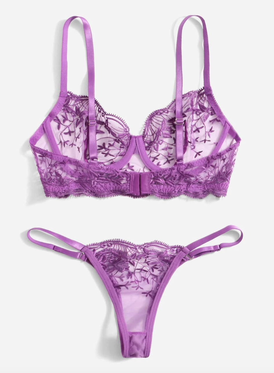 Set de lencería: Elegant Lilac