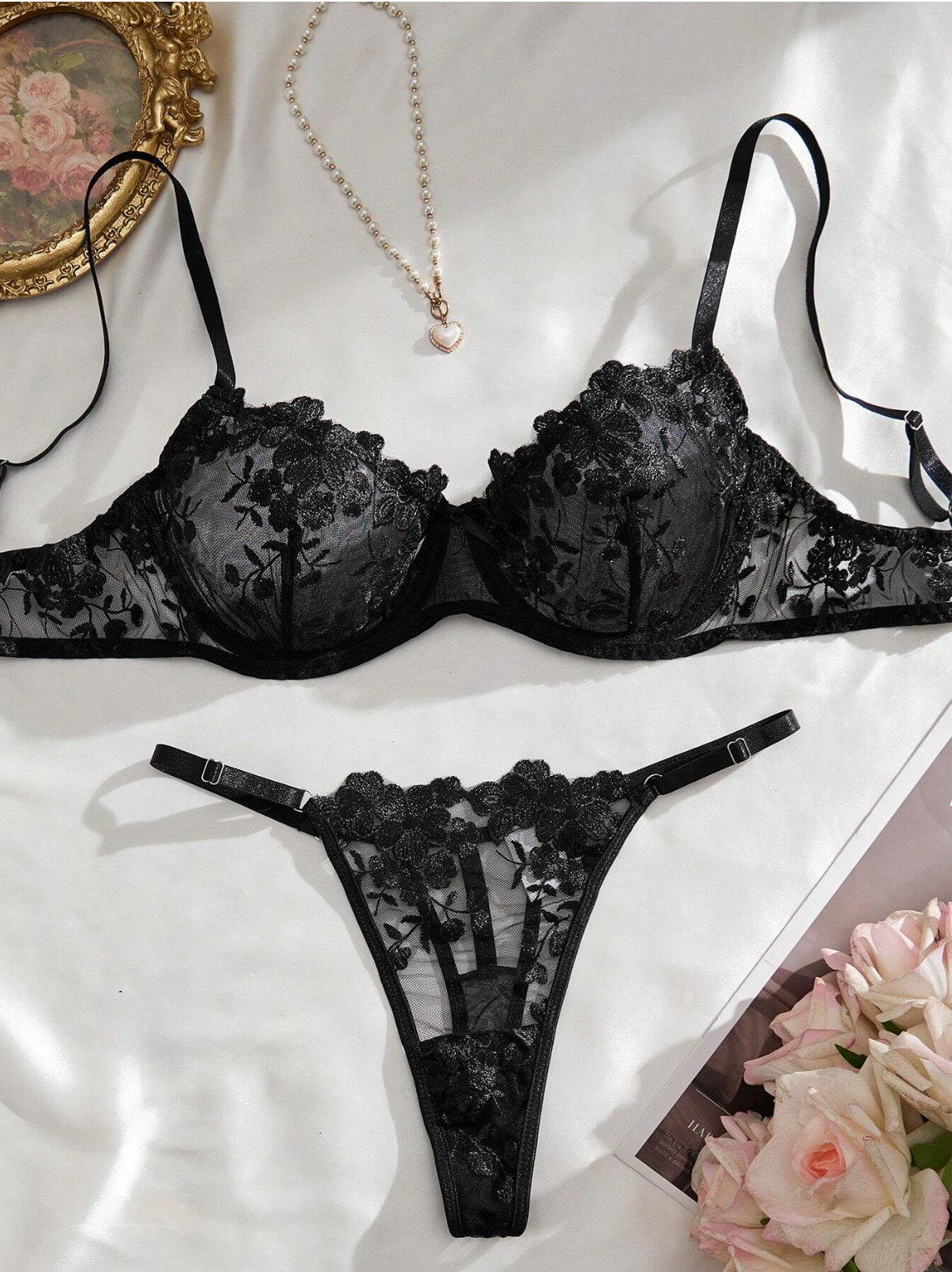 Set de lencería: Onyx Kiss