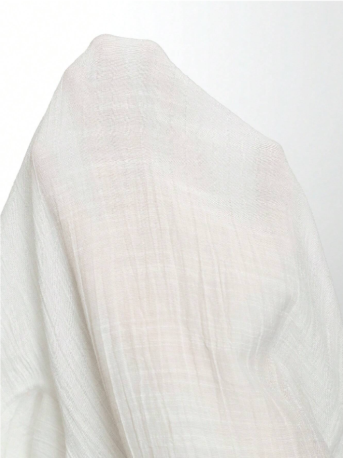 Luminous White: Kimono con parte delantera abierta