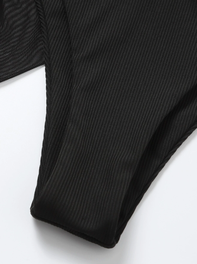 Island Black: Bukini 3 piezas color negro