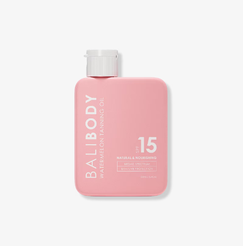 Bali Body - Aceite Bronceador Hidratante Natural de Sandía SPF15