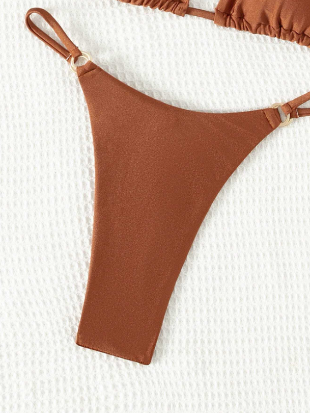 Terra Cotta: Bikini 2 piezas de tanga con aro