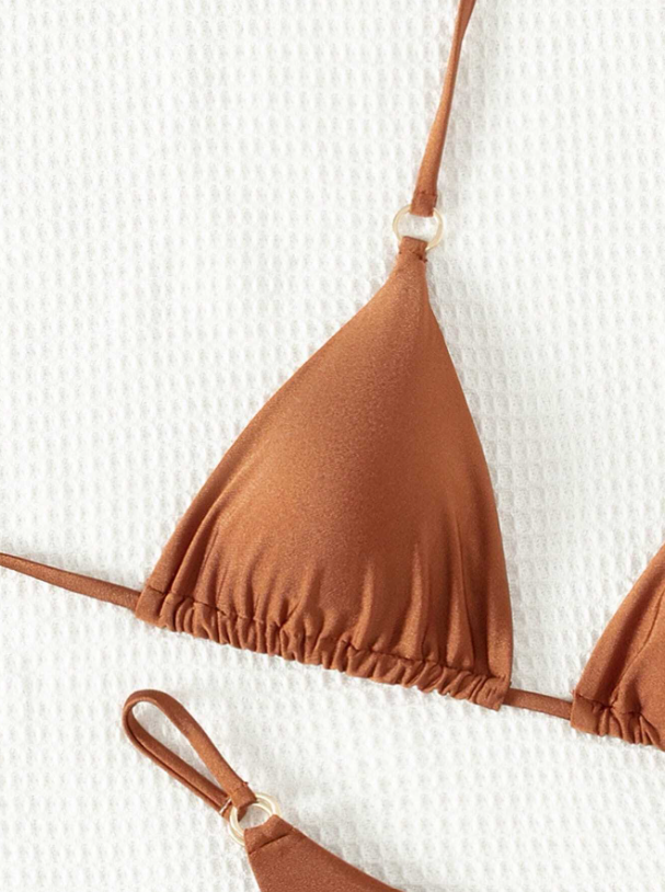 Terra Cotta: Bikini 2 piezas de tanga con aro