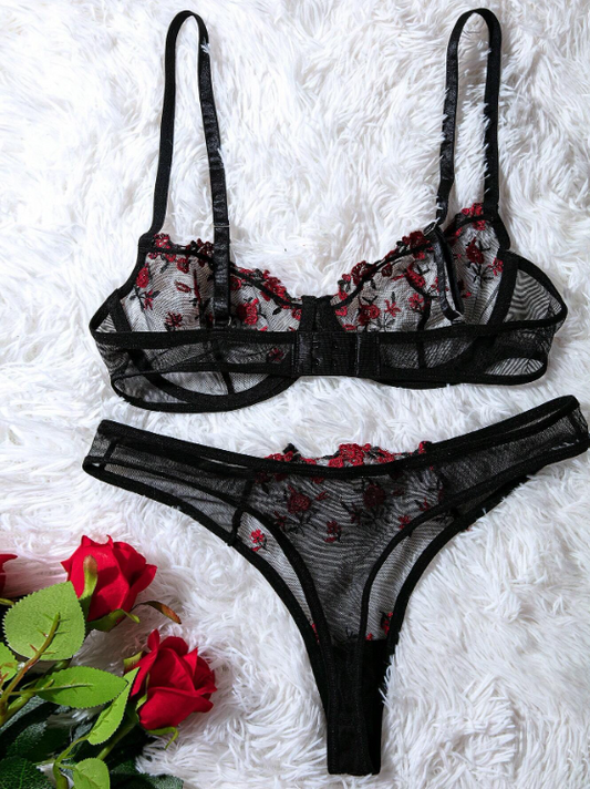 Set de lencería: Nocturnal Elegance