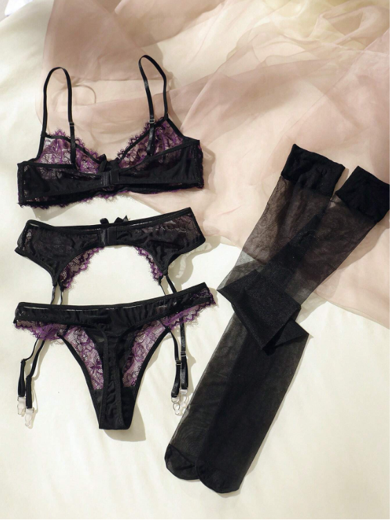 Set de lencería: Blooming Elegance