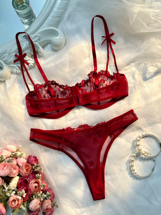 Set de lencería: Romantic Rosé