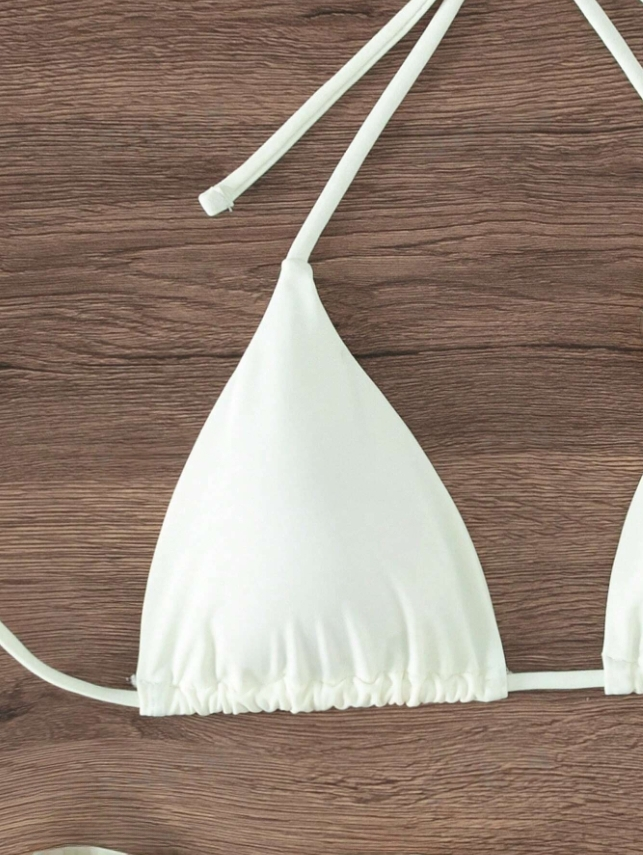 Sweet Sands: Bikini halter de 2 piezas con detalles florales