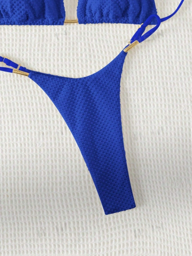 Azure Allure: Bikini 2 piezas de bottom de tanga