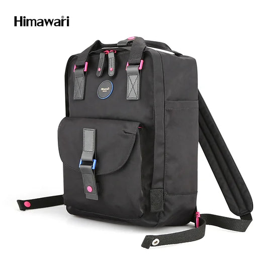 Mochila negra con rosa Dianella