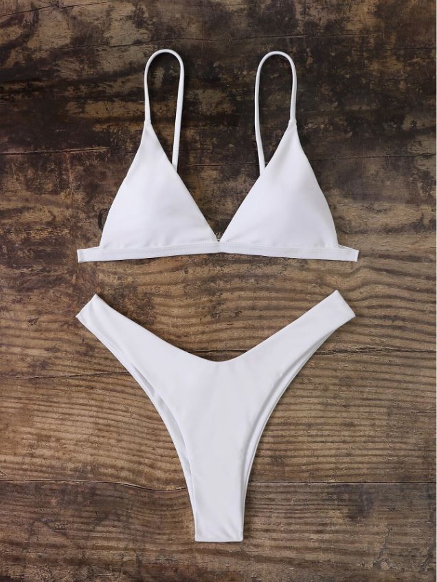 Classic Chic: Bikini 2 piezas corte alto
