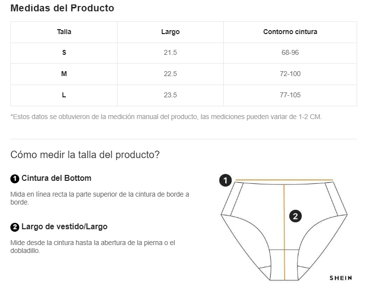 Bottom bikini simple