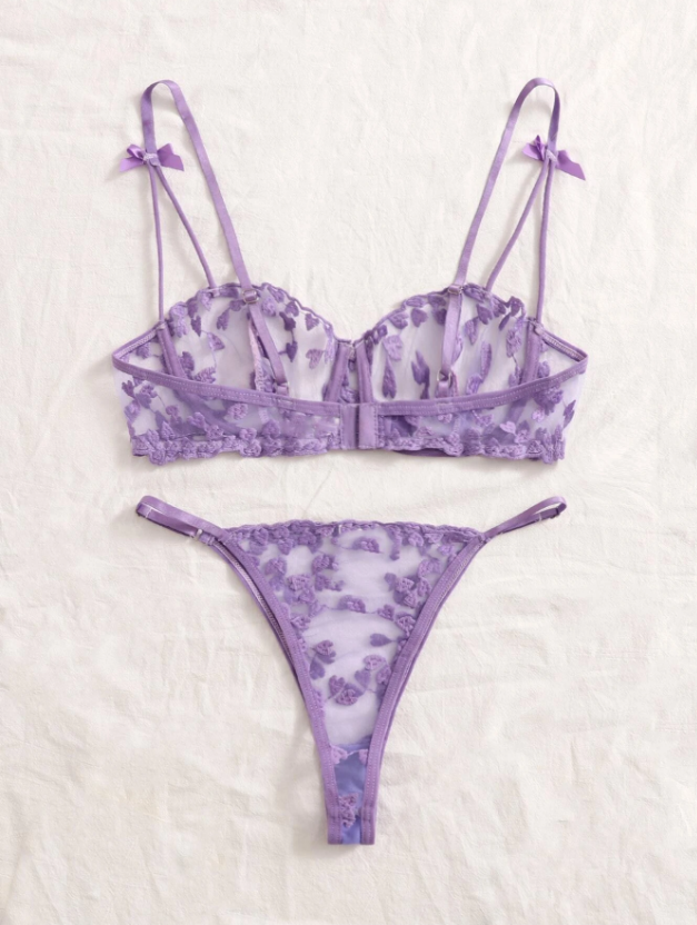 Set de lencería: Sweetheart Elegance