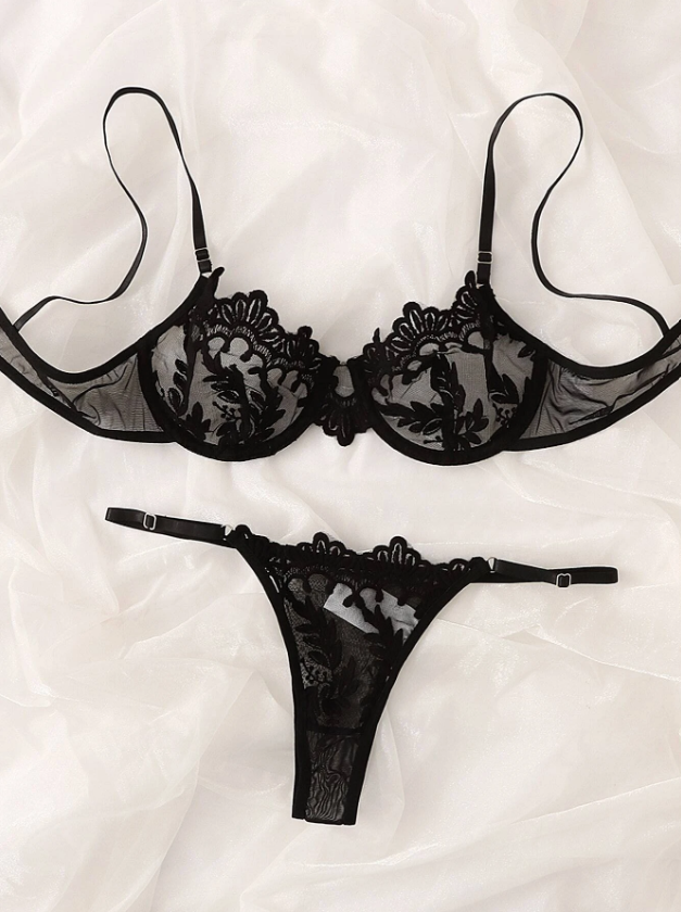 Set de lencería: Midnight Allure