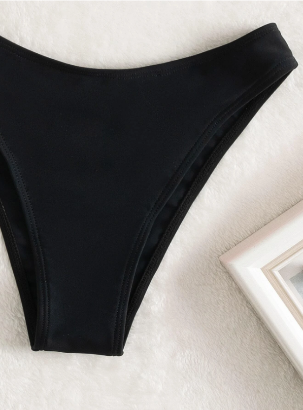 Sunset Black Bliss: Bikini 2 piezas push up color negro