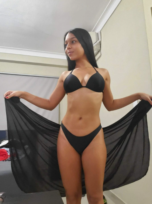 Sunset Black Bliss: Bikini 2 piezas push up color negro