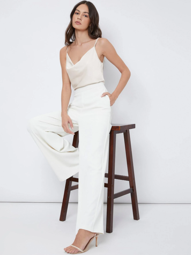 Top de tirantes elegante