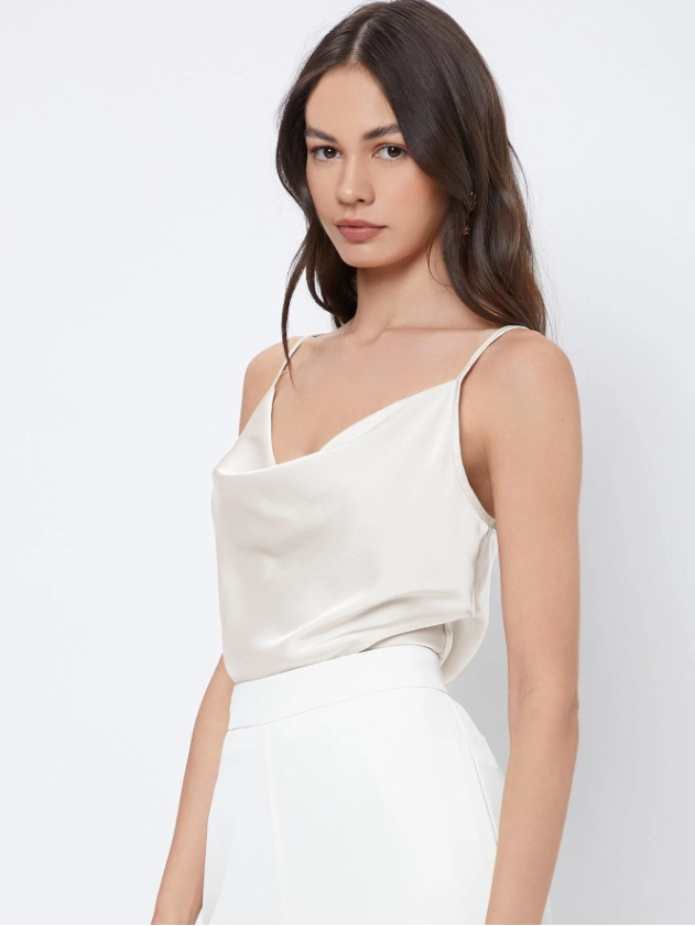 Top de tirantes elegante