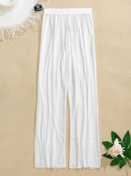 White Sands Resort: Pantalones cover up blanco