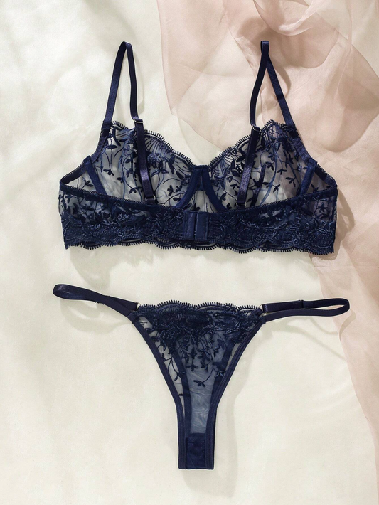 Set de lencería: Indigo Temptation