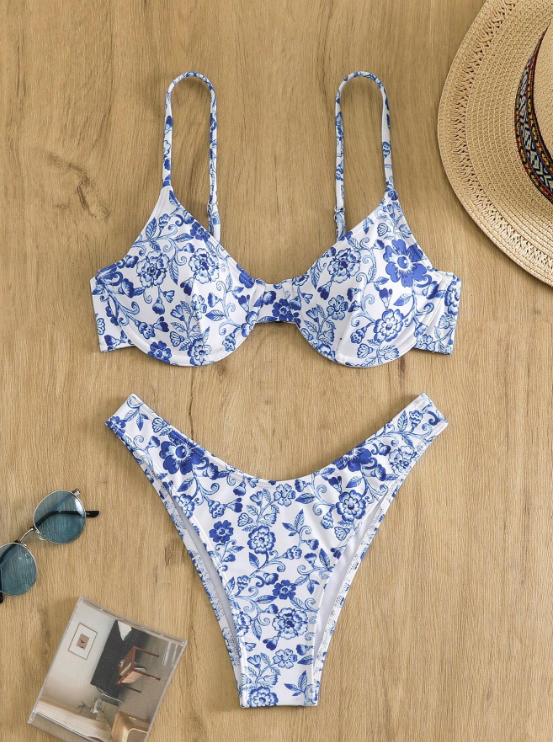 Garden Escape: Bikini 2 piezas con estampado floral