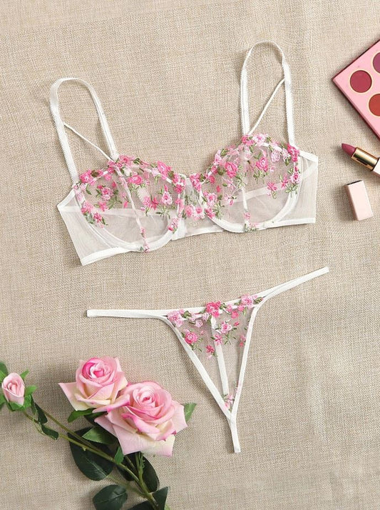 Set de lencería: Soft Pink Reverie