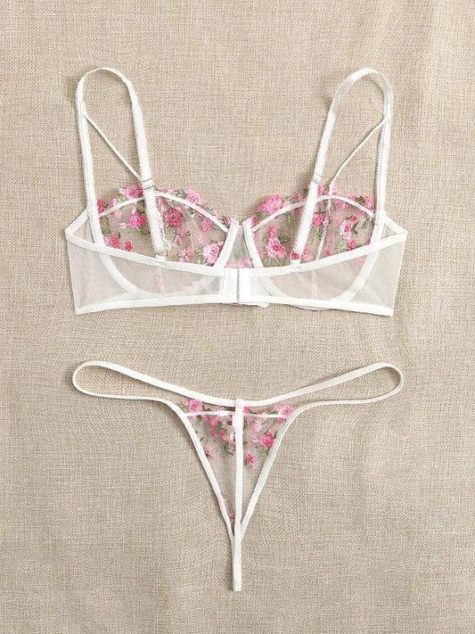 Set de lencería: Soft Pink Reverie