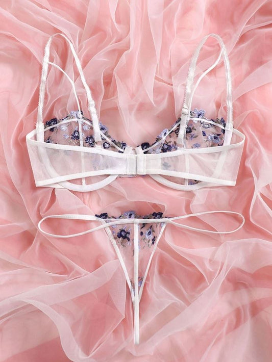 Set de lencería: Glistening Petals