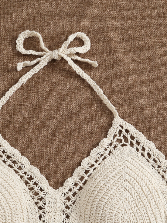 Bohemian Bliss:Tops bikini Nudo Liso Bohemio