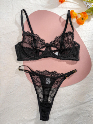 Set de lencería: Classic Allure Lace