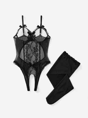 Body de lencería: Spicy Black Fantasy