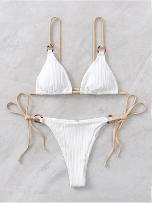 White Sands Triangle: Bikini  2 piezas Texturizado