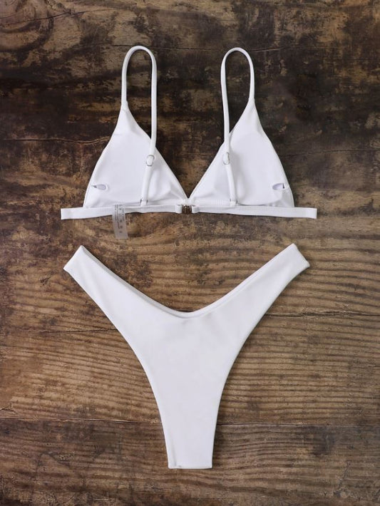 Classic Chic: Bikini 2 piezas corte alto