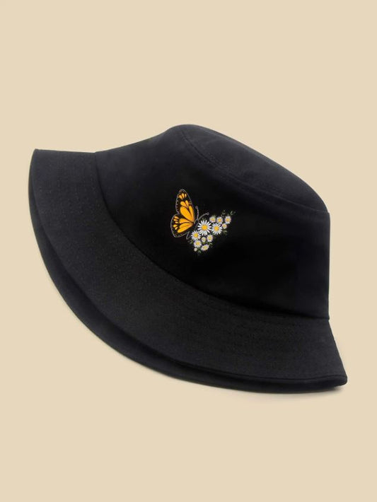 Bucket hat estampado mariposa