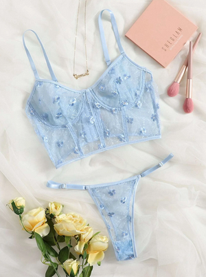 Lenceria celeste hotsell