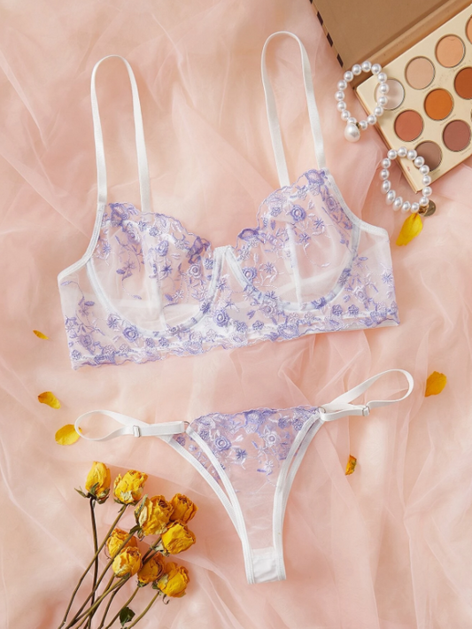 Set de lencería: Lavender Dream