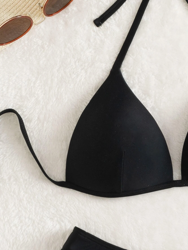Sunset Black Bliss: Bikini 2 piezas  push up color negro